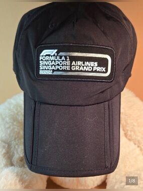 Formula 1 Singapore Airlines Grand Prix 2024 Black Cap 🏎️🏎️🏎️